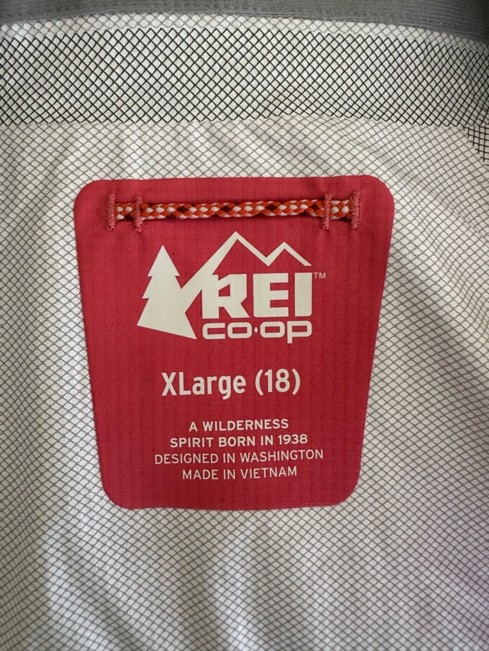 Kids REI Pink Two-Tone Hooded Rain Jacket - Picture 8 of 13